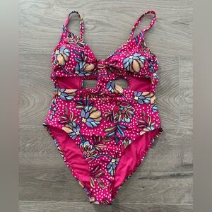Tabitha Brown x Target Floral Bathing Suit Size M
